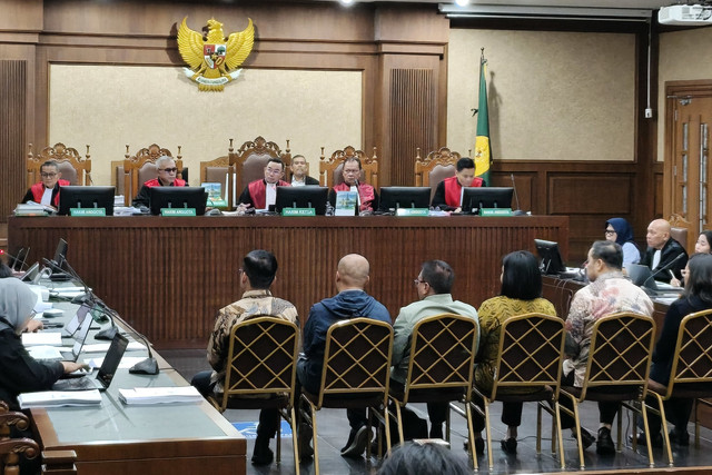 Sidang kasus dugaan korupsi pengadaan Chromebook di Pengadilan Tipikor Jakarta, Selasa (27/1/2026). Foto: Jonathan Devin/kumparan