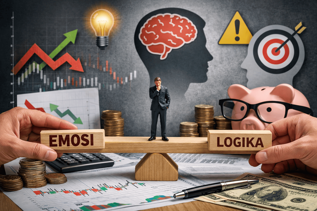 Ilustrasi behavioral finance. Foto: Dokumentasi pribadi