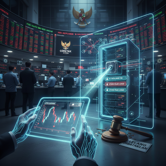 Ilustrasi Lelang Saham Oleh Negara. Freepik