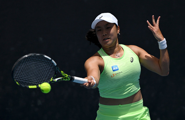 Janice Tjen di Australian Open 2026. Foto: REUTERS/Jaimi Joy