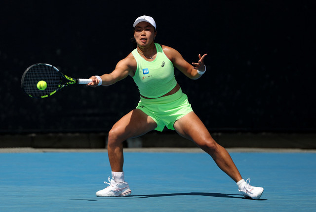Janice Tjen di Australian Open 2026. Foto: REUTERS/Hollie Adams