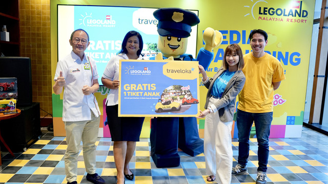 Peluncuran diskon dari Traveloka untuk Legoland Malaysia Resort, Kamis (29/1). Foto: Dok. Legoland Malaysia