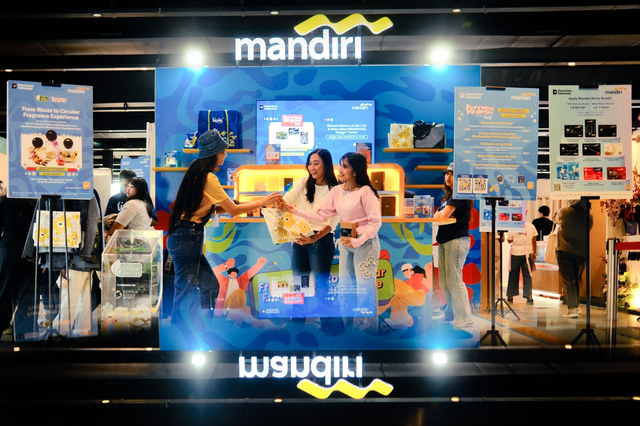 Bank Mandiri hadirkan Circular Fragrance Experience lewat pameran Perfume Pop Market 2026 pada 30 Januari-2 Februari di Brickhall Fatmawati, Jakarta. Foto: Dok. Bank Mandiri