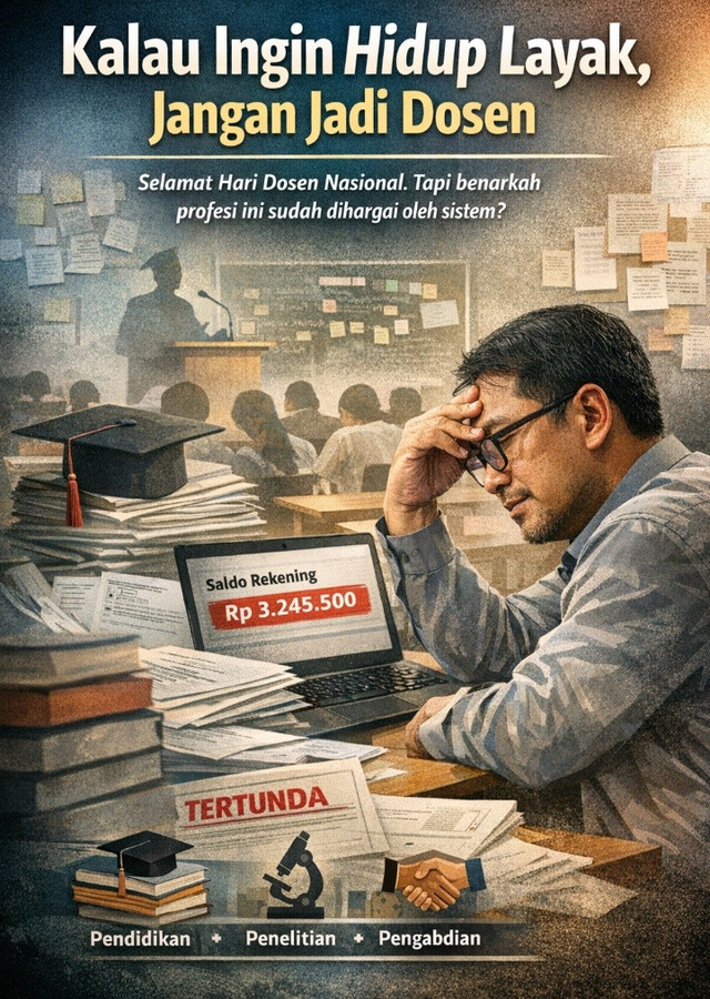 Ilustrasi dosen, Foto: Istimewa