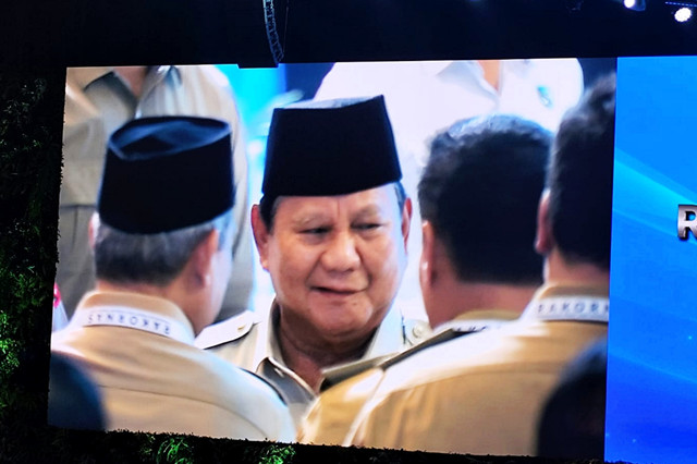 Presiden Prabowo Subianto menghadiri acara Rakornas Pemerintah Pusat dan Daerah 2026 di Sentul International Convention Center (SICC), Bogor, Senin (2/2/2026). Foto: Luthfi Humam/kumparan