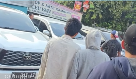 Korban dan pasangannya saat diamankan polisi. Dok Instagram Polda Metro Jaya