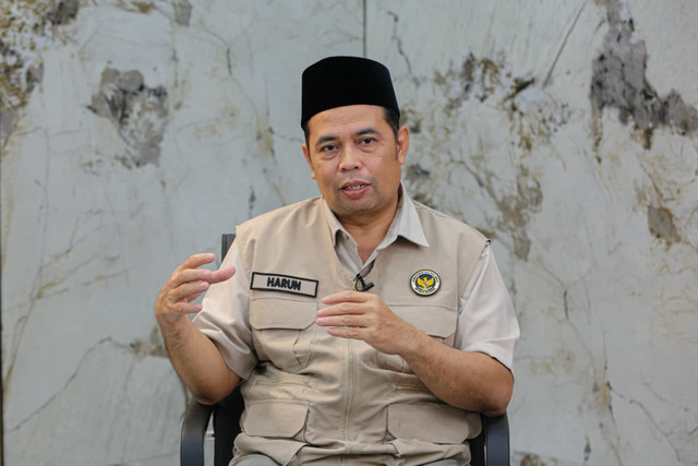 Direktur Jenderal Pengendalian Haji dan Umrah, Harun Al Rasyid. Foto: Kemenhaj RI