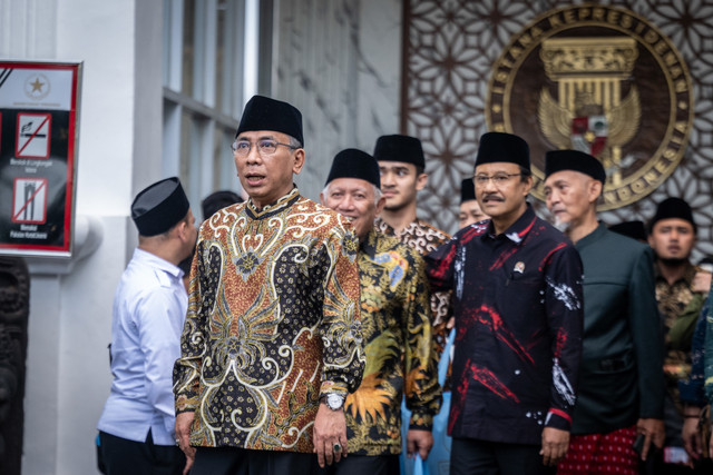 Ormas Islam Setuju Indonesia Gabung Board of Peace di Kompleks Istana Kepresidenan, Jakarta, Selasa (3/2/2026). Foto: Bayu Pratama S/ANTARA FOTO