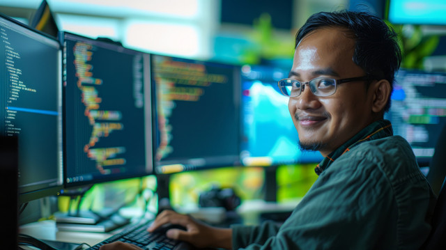 Ketahanan siber Indonesia dibangun dari balik layar: lewat sertifikasi teknis, audit keamanan, dan kompetensi talenta digital, negara memastikan sistem kritis tetap andal, aman, dan berkelanjutan. (Gambar koleksi Freepik/AI Generated)