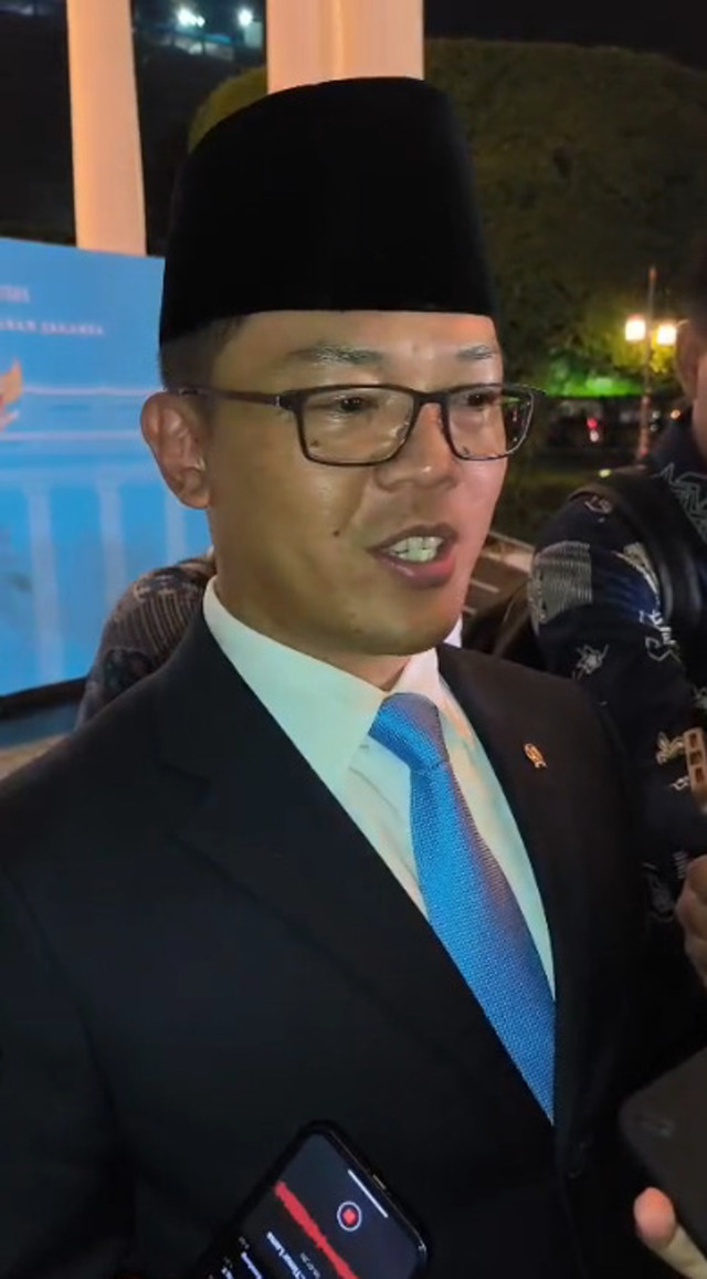 Menlu Sugiono di Istana Kepresidenan, Jakarta Pusat, Rabu (4/2). Foto: Zamachsyari/kumparan