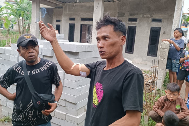 Imron, korban gigitan macan tutul, Kamis (5/2/2026). Foto: Abisatya/kumparan