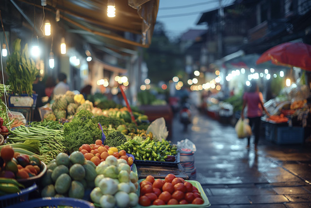 Gambar : Ilustrasi suasana pasar tradisional (Sumber: Freepik.com)
