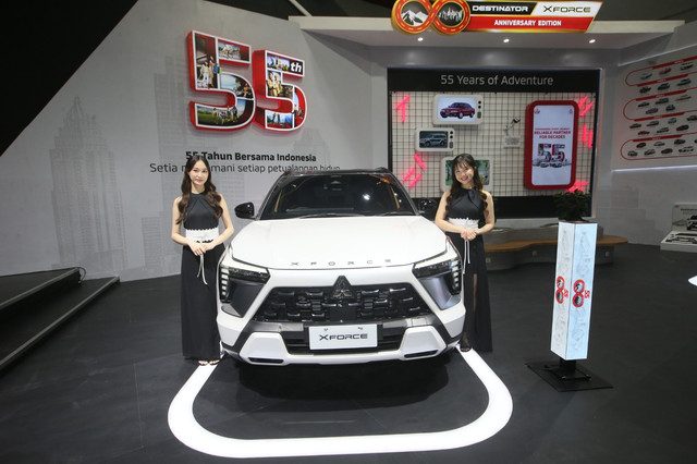 Mitsubishi Xforce & Destinator edisi spesial hadir di IIMS 2026. Foto: dok. MMKSI