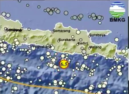 Gempa Pacitan 6 Februari 2026 Foto: Dok. BMKG