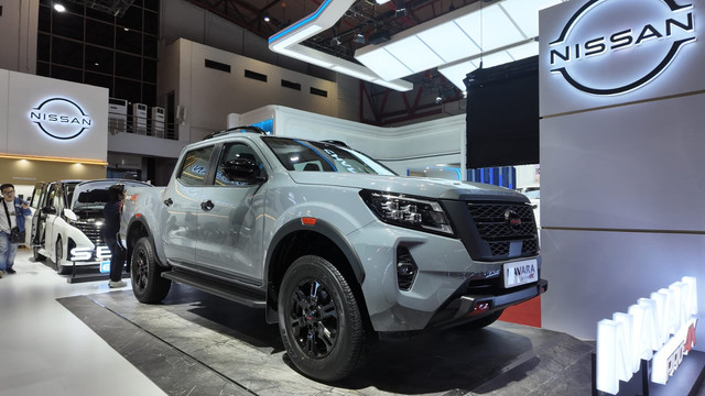 Nissan Navara Pro 4X mejeng di IIMS 2026. Foto: Fitra Andrianto/kumparan
