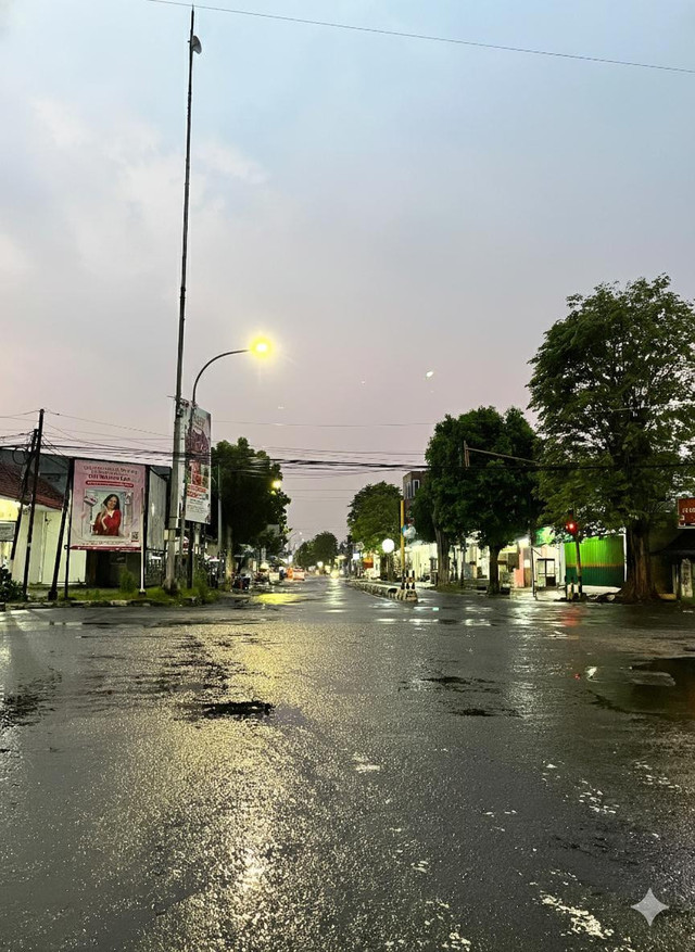 Ilustrasi ruang senja. Foto: Dokumentasi pribadi 