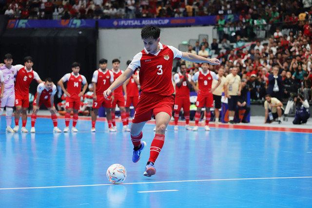 Pertandingan final AFC Futsal Asian Cup 2026 di Indonesia Arena, Senayan, Jakarta. Foto: Jamal Ramadhan/kumparan