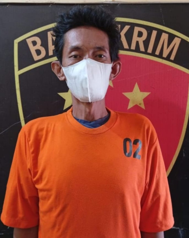 DS maling yang ketiduran. Foto: Dok. Humas Polres Binjai
