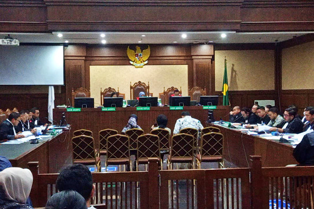 Sidang lanjutan dugaan pemerasan sertifikasi K3 Kemnaker di Pengadilan Tipikor Jakarta, Senin (9/2/2026). Foto: Jonathan Devin/kumparan