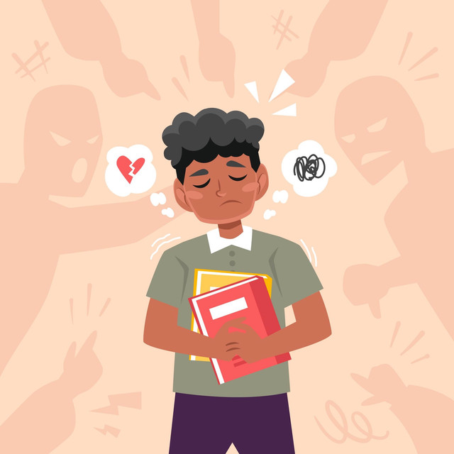 Ilustrasi kesehatan mental siswa. Foto: Freepik