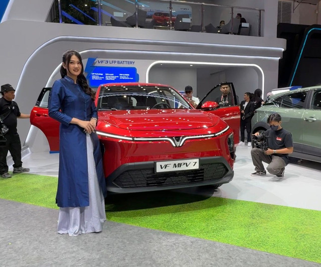 VinFast VF MPV7 di IIMS 2026. Foto: Fitra Andrianto/kumparan