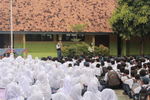 Sosialisasi Pencegahan Pergaulan Bebas di SMPN 16 Kota Serang (Dokumentasi Pribadi)