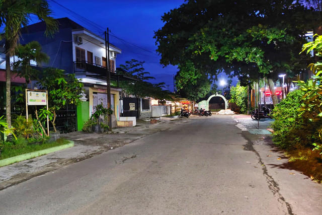 Lokasi mahasiswi di Yogyakarta menabrak jambret yang mengambil ponselnya di Jalan Pakel Baru Utara, Sorosutan, Kemantren Umbulharjo, Kota Yogyakarta. Foto: Arfiansyah Panji Purnandaru/kumparan