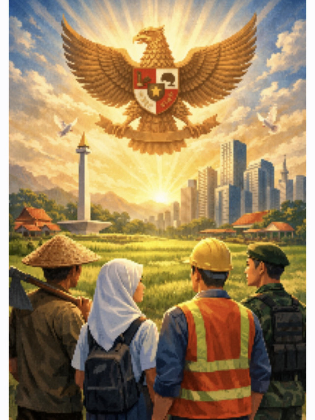Ilustrasi Horizon Peradaban Indonesia Raya (Sumber: Pribadi/Istimewa)