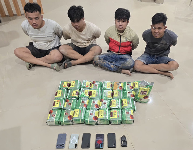 Kurir sabu 30 kilogram ditangkap Dittipidnarkoba Bareskrim Polri. Dok. Istimewa