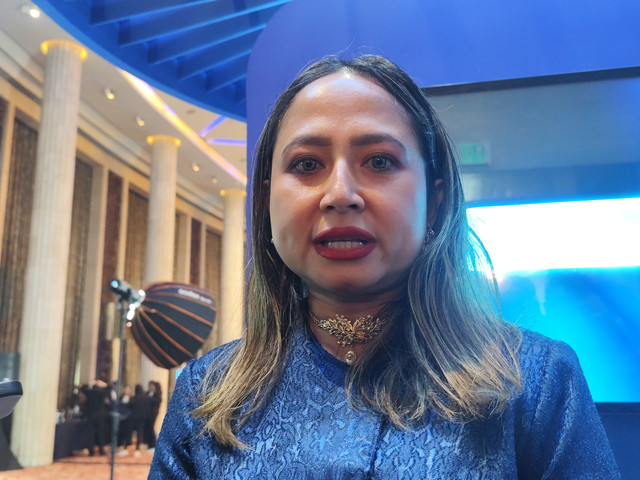 Executive Vice President (EVP) Corporate Communication & Social Responsibility BCA Hera F. Haryn di Hotel Kempinski, Jakarta Pusat, Rabu (11/2/2026).
 Foto: Widya Islamiati/kumparan