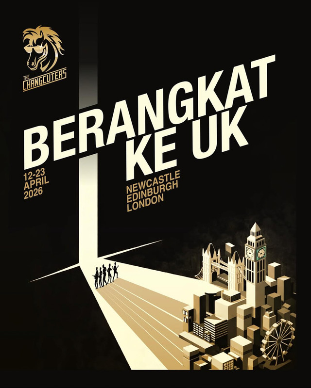 The Changcuters umumkan tur konser Inggris "Berangkat ke UK" pada Selasa (10/2/2026). Foto: Instagram/ @thechangcuters