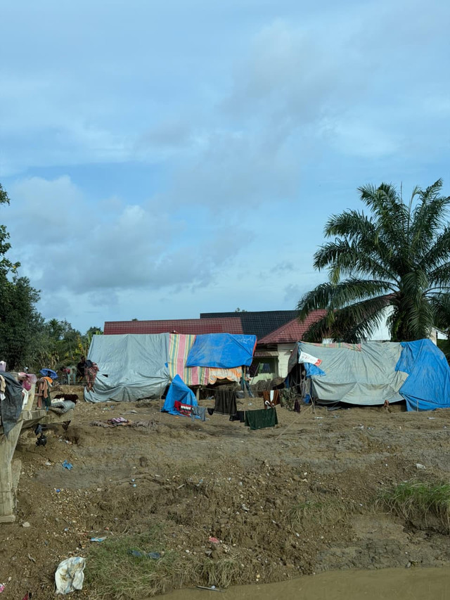 Kondisi Pengungsian di Aceh Utara saat Fenomena Banjir (Dokumentasi Pribadi)