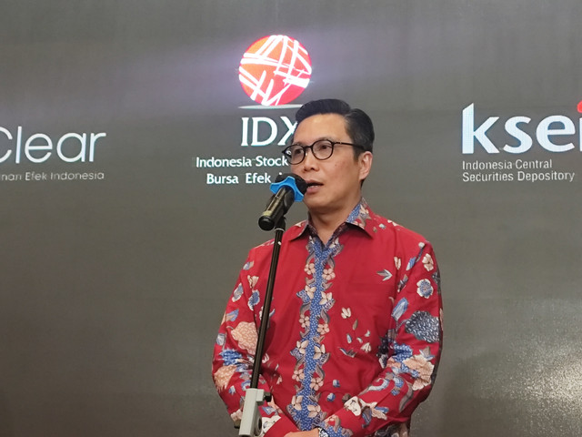 Pejabat sementara (Pjs) Direktur Utama BEI Jeffrey Hendrik. Foto: Widya/kumparan