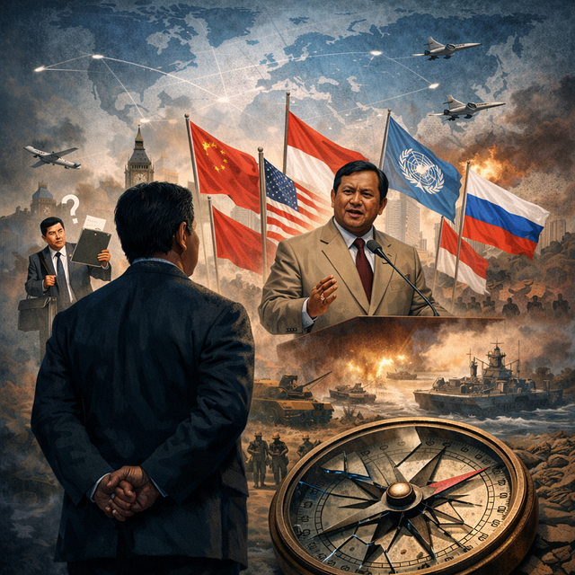 Ilustrasi politik luar negeri. Foto: Dokumentasi pribadi