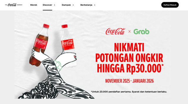 Program Recycle Me dari Coca-Cola yang berkolaborasi dengan Grab. Foto: dok. Coca-Cola