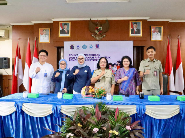 Daya Wanita PAM JAYA bersama Women and Children Resilience (WCR) menggelar kegiatan Edukasi Gizi Cerdas dan Ketahanan Air untuk pencegahan stunting di Jakarta. Foto: Dok. PAM JAYA