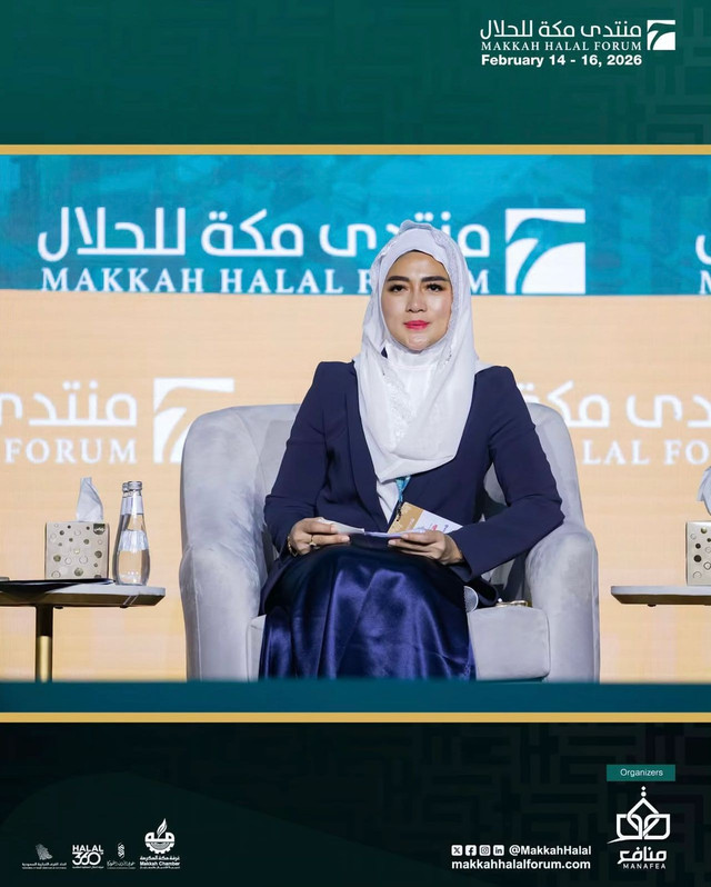Kepala Badan Ekonomi Syariah Kadin Indonesia, Titi Khoiriah, dalam Acara Makkah Halal Forum 2026. Dok: Badan Ekonomi Syariah.