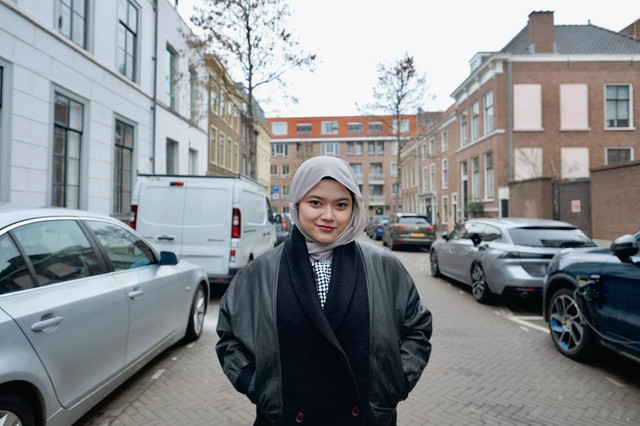 Retyan Sekar, jurnalis kumparan yang mendapatkan beasiswa Sander Thoenes di Belanda. Foto: kumparan