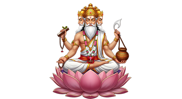 Ilustrasi Dewa Brahma. Foto: Pixabay.