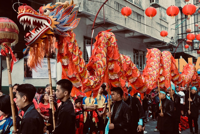 Ilustrasi barongsai Semarang. Foto: Unsplash.com/Lad Hara Caingcoy