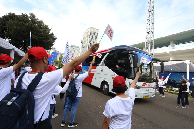 Ilustrasi program Mudik Gratis Pos Indonesia 2026. Foto: IFG