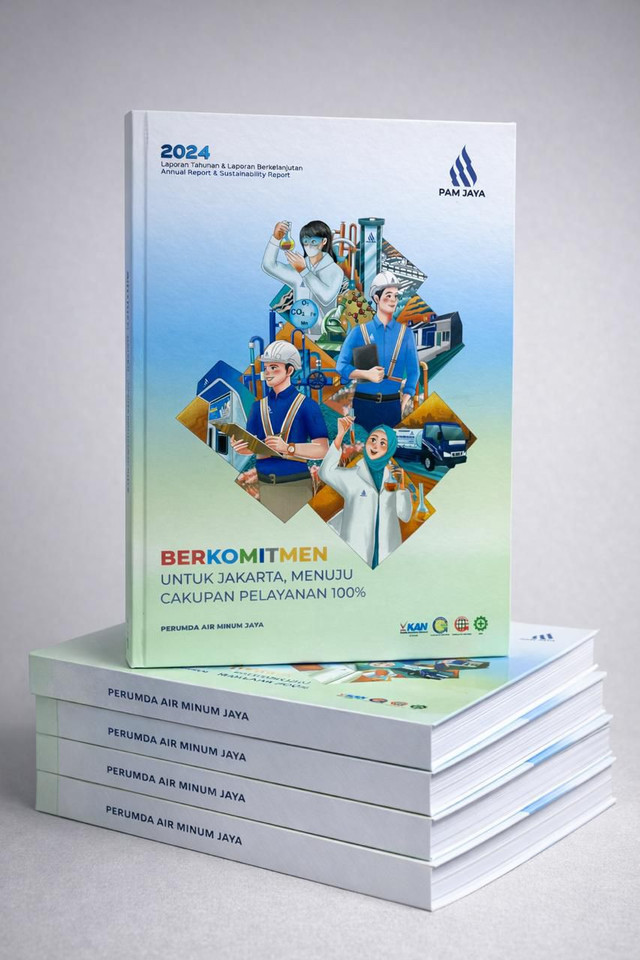 Laporan Tahunan (Annual Report) Tahun Buku 2024 PAM JAYA.  Foto: PAM JAYA