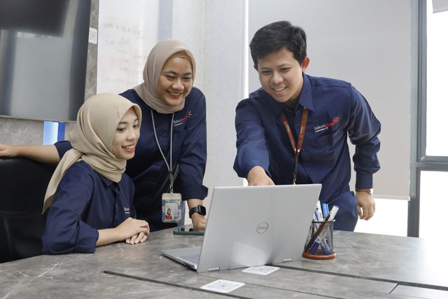 Ilustrasi menggunakan LENSA Invoice Materail dari Telkom Akses. Foto: dok. Telkom