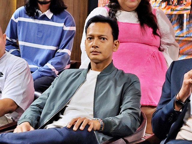 Fedi Nuril saat acara konferensi pers first look dan poster film Gak Ada Matinya! di kawasan Jakarta Selatan, Rabu (18/2/2026). Foto: Salsha Okta Fairuz/kumparan