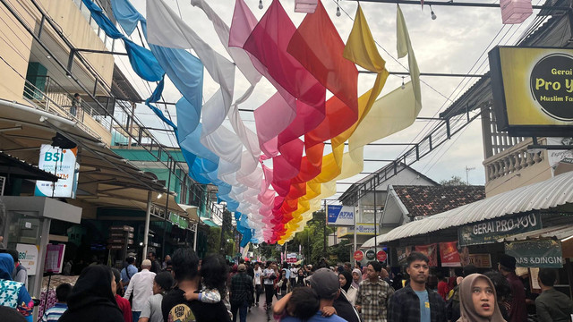 Suasana di Kampung Ramadan Jogokariyan, Yogya. Foto: Pandangan Jogja/Gigih Imanadi Darma
