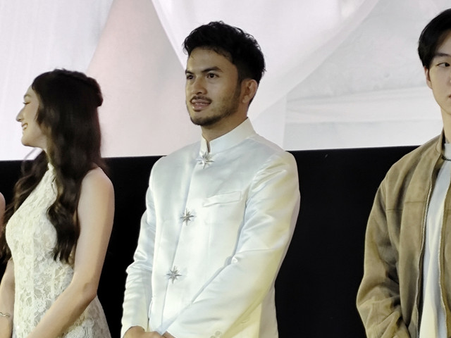 Rizky Nazar saat acara konferensi pers series A dan Z: InsyaAllah Cinta di kawasan Jakarta Pusat, Kamis (19/2/2026). Foto: Salsha Okta Fairuz/kumparan
