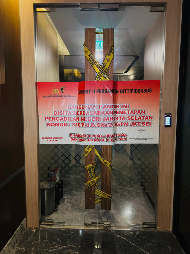 Penyitaan Aset PT DSI oleh Bareskrim Polri. Foto: Dok. Istimewa
