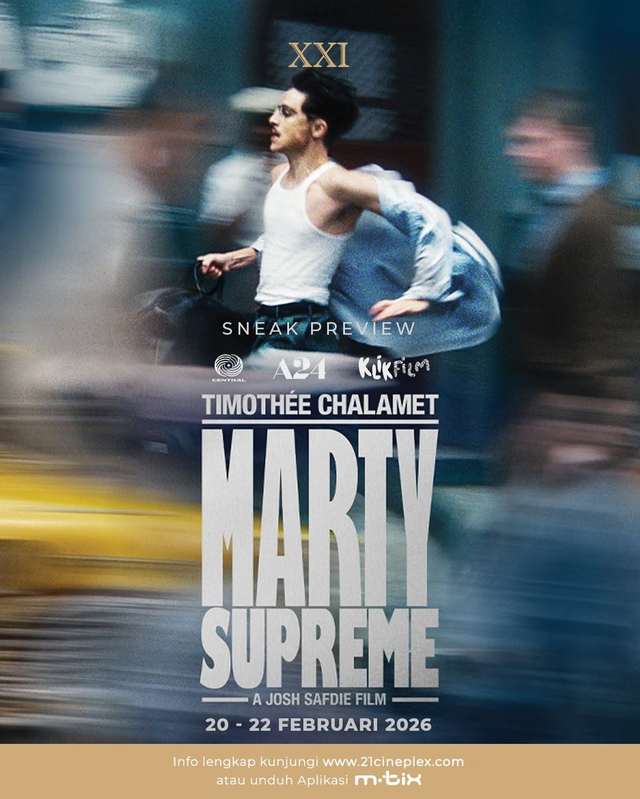 Film Marty Supreme. Foto: Instagram/cinema.21