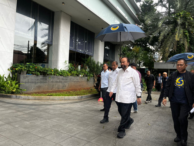 Ketua Umum Nasdem Surya Paloh saat ditemui di Nasdem Tower, Menteng, Jakarta Pusat, Sabtu (21/2). Foto: Rayyan/Kumparan