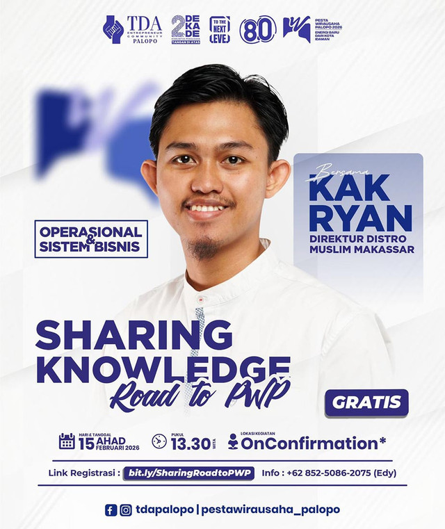 TDA Palopo Gelar Sharing Knowledge Road to PWP Bahas Sistem Bisnis
